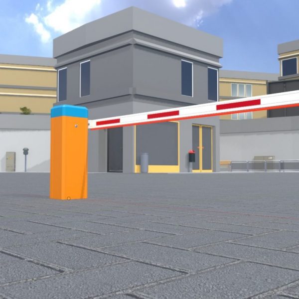 Parkplatzschranke 3000 mm High-Poly