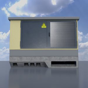 Kompaktstation für den Hangeinbau