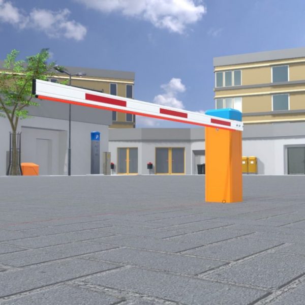 Parkplatzschranke 3000 mm High-Poly